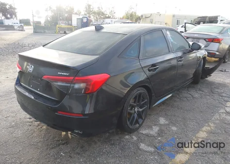 2023 Honda Civic Sport z USA, uszkodzony, nr VIN 2HGFE2F56PH551308